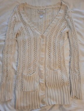 Limited Too White Sweater